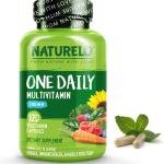 NATURELO One Daily Multivitamin for Men - with Vitamins & Minerals + Organic Whole Foods - Supplement to Boost Energy, General Health - Non-GMO - 120 Capsules - 4 Month Supply / Under Age 50