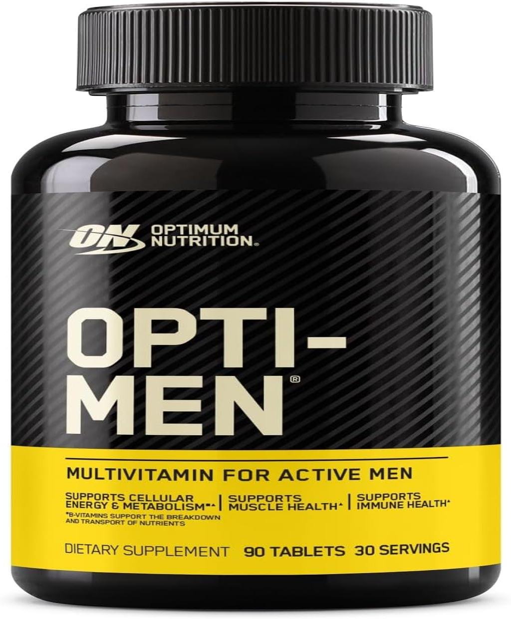 Optimum Nutrition Opti-Men, Vitamin C, Zinc and Vitamin D, E, B12 for Immune Support Mens Daily Multivitamin Supplement.